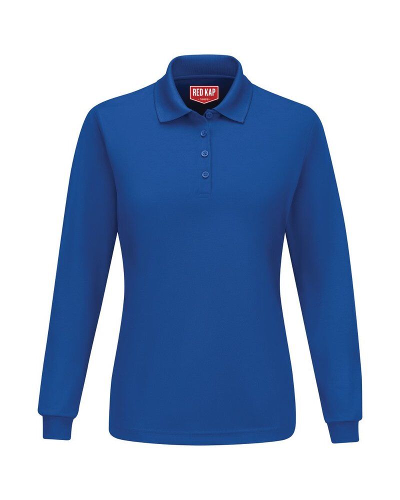 Women's Long Sleeve Performance Knit Polo Thumbnail