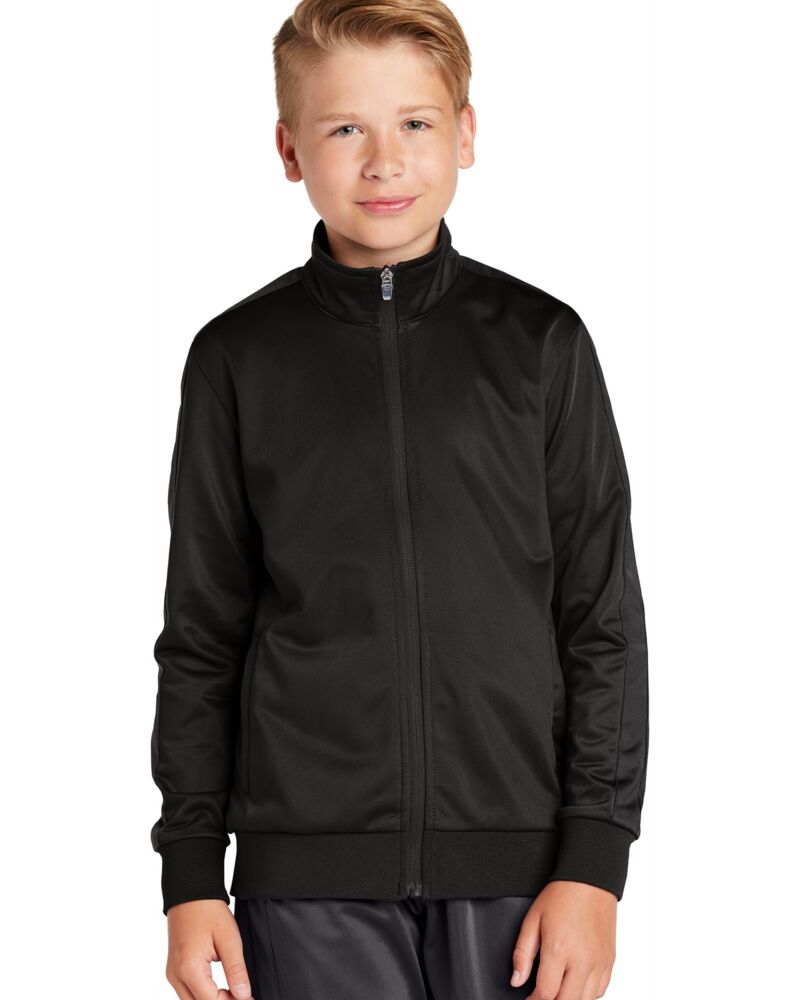 Youth Tricot Sleeve Stripe Track Jacket Thumbnail