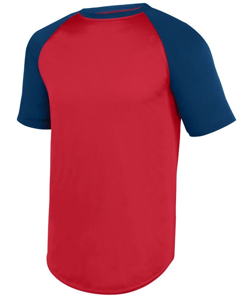 Youth Wicking Short Sleeve Baseball Jersey Thumbnail