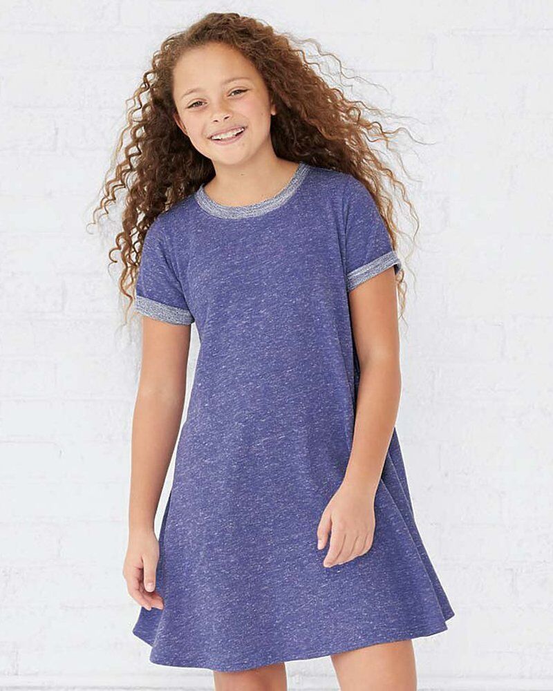 Toddler Harborside Mélange French Terry Twirl Dress Thumbnail