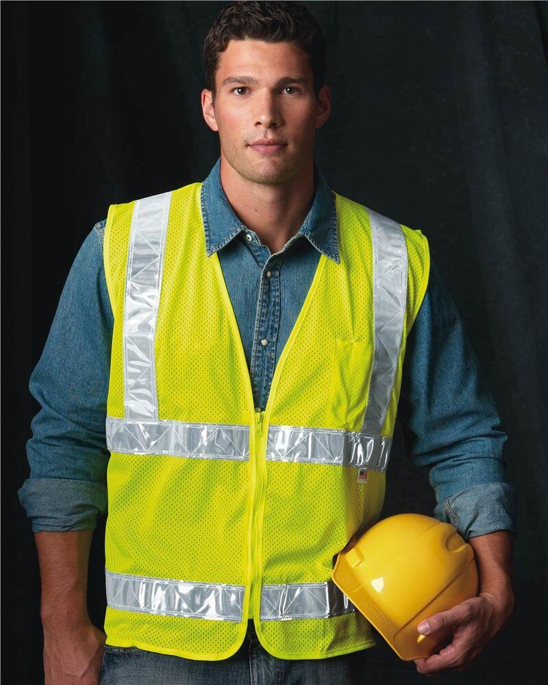 Unisex USA-Made Mesh Safety Vest Thumbnail