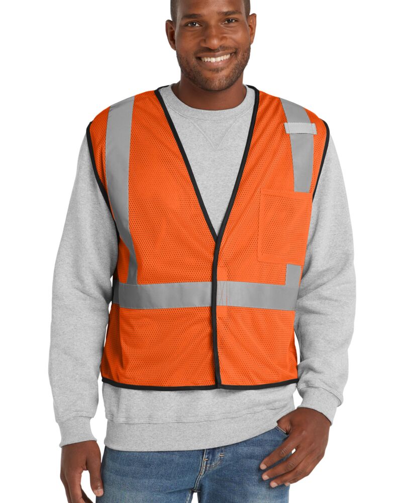 Ansi 107 Class 2 Economy Mesh One Pocket Vest Thumbnail