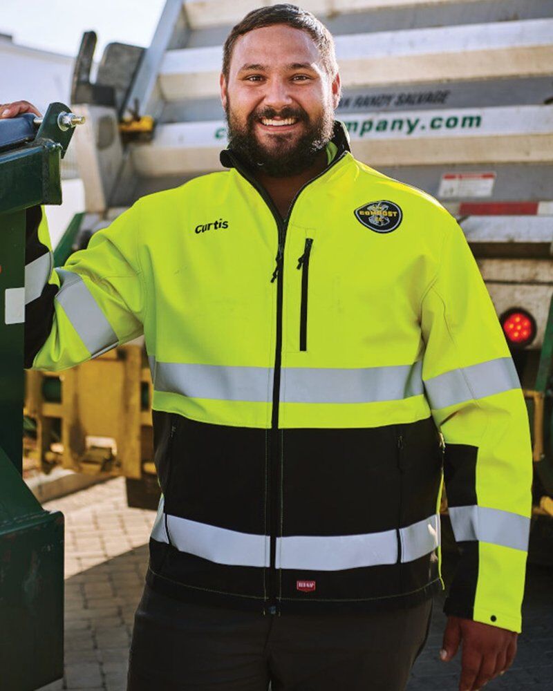 Men's Hi-Visibility Soft Shell Jacket Thumbnail