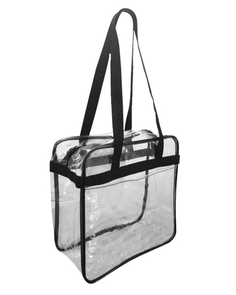 Clear Tote with Zippered Top Thumbnail