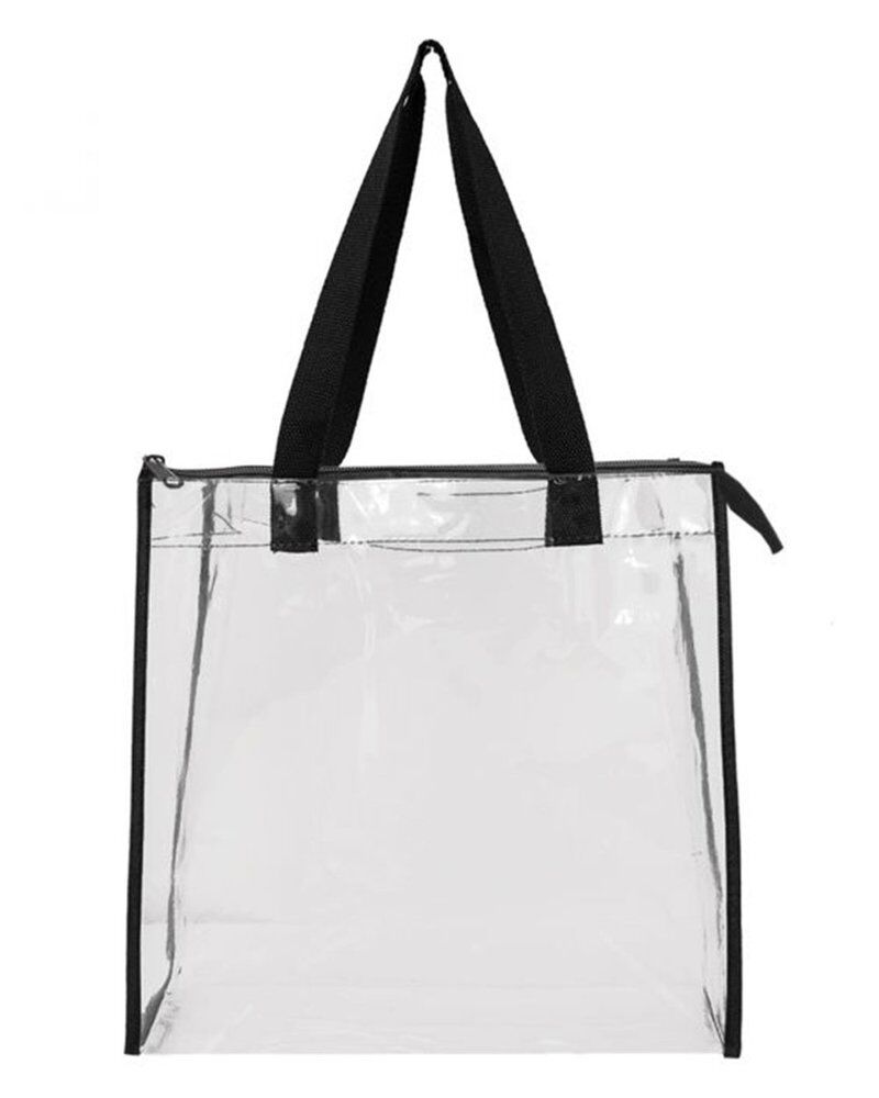 Clear Zippered Tote with Full Gusset Thumbnail