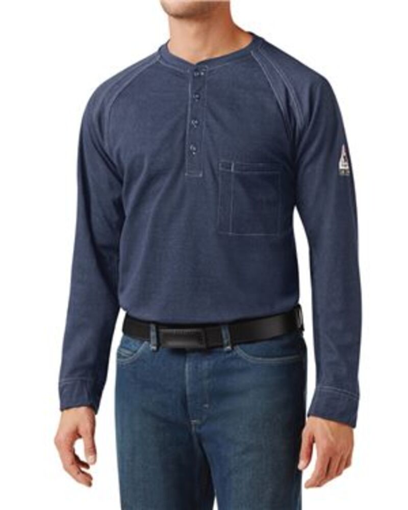 Men's Tall Long Sleeve Henley Thumbnail