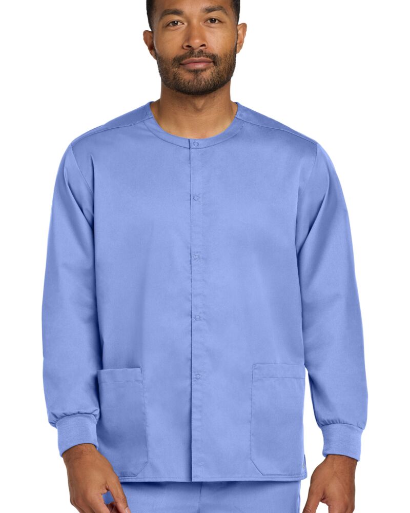Unisex WorkFlex Snap Front Scrub Jacket Thumbnail