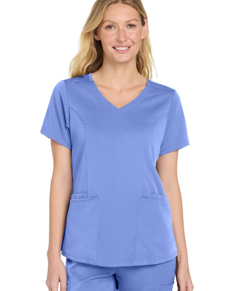 Women's Premiere Flex Mock Wrap Top Thumbnail