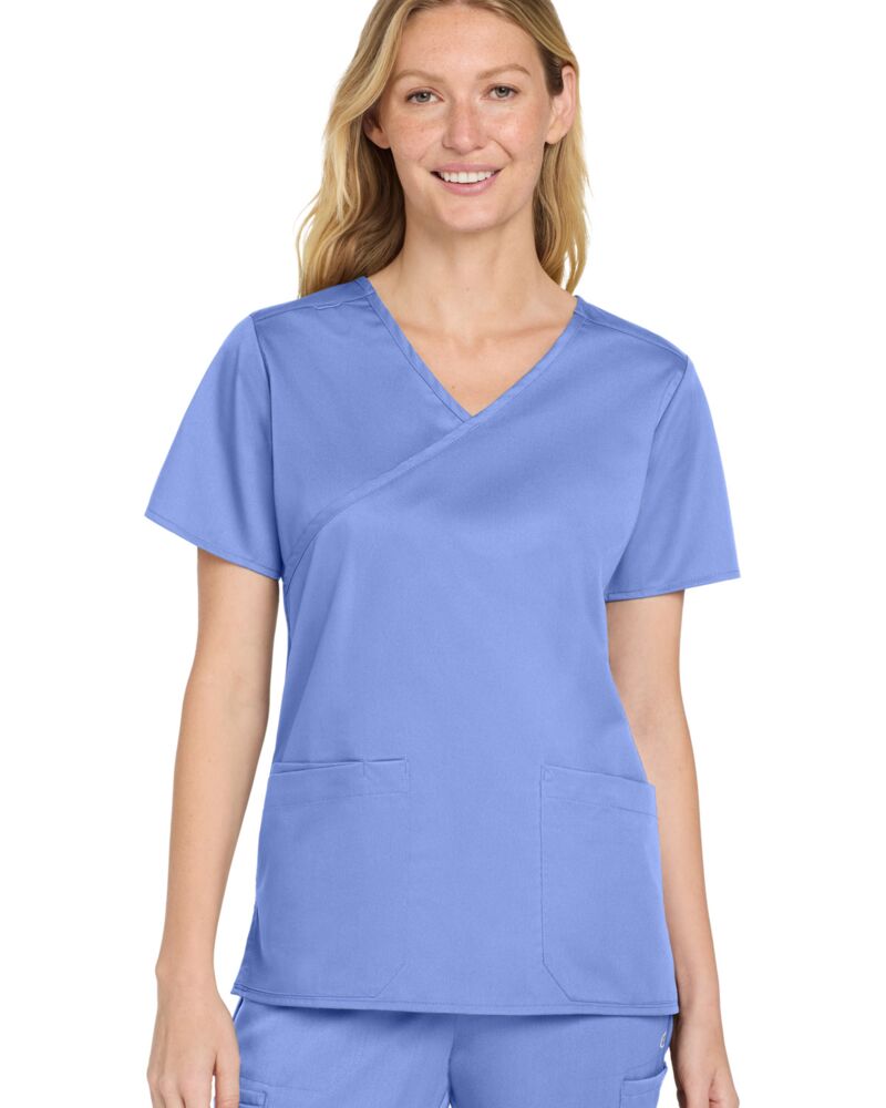 Women's WorkFlex Mock Wrap Top Thumbnail