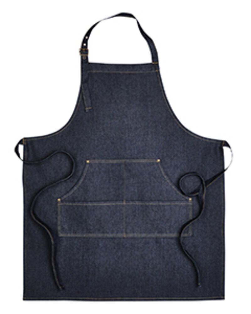 Unisex Jeans Stitch Denim Bib Apron Thumbnail