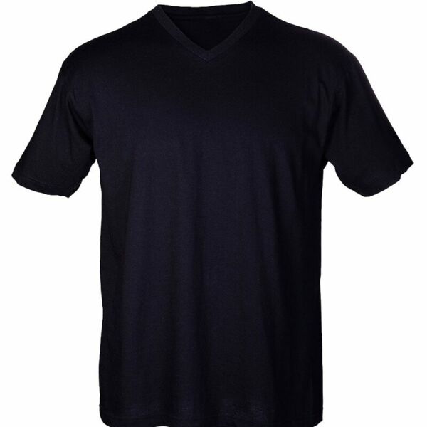 Unisex Fine Jersey V-Neck T-Shirt Thumbnail