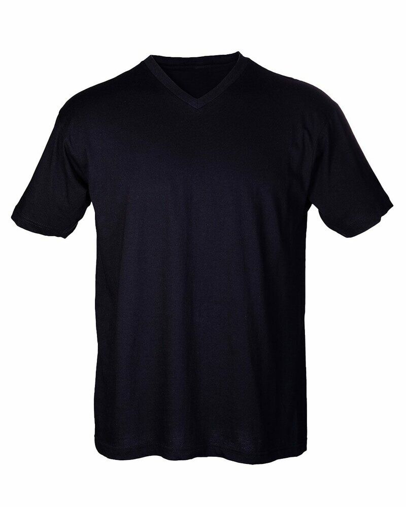 Unisex Fine Jersey V-Neck T-Shirt Thumbnail
