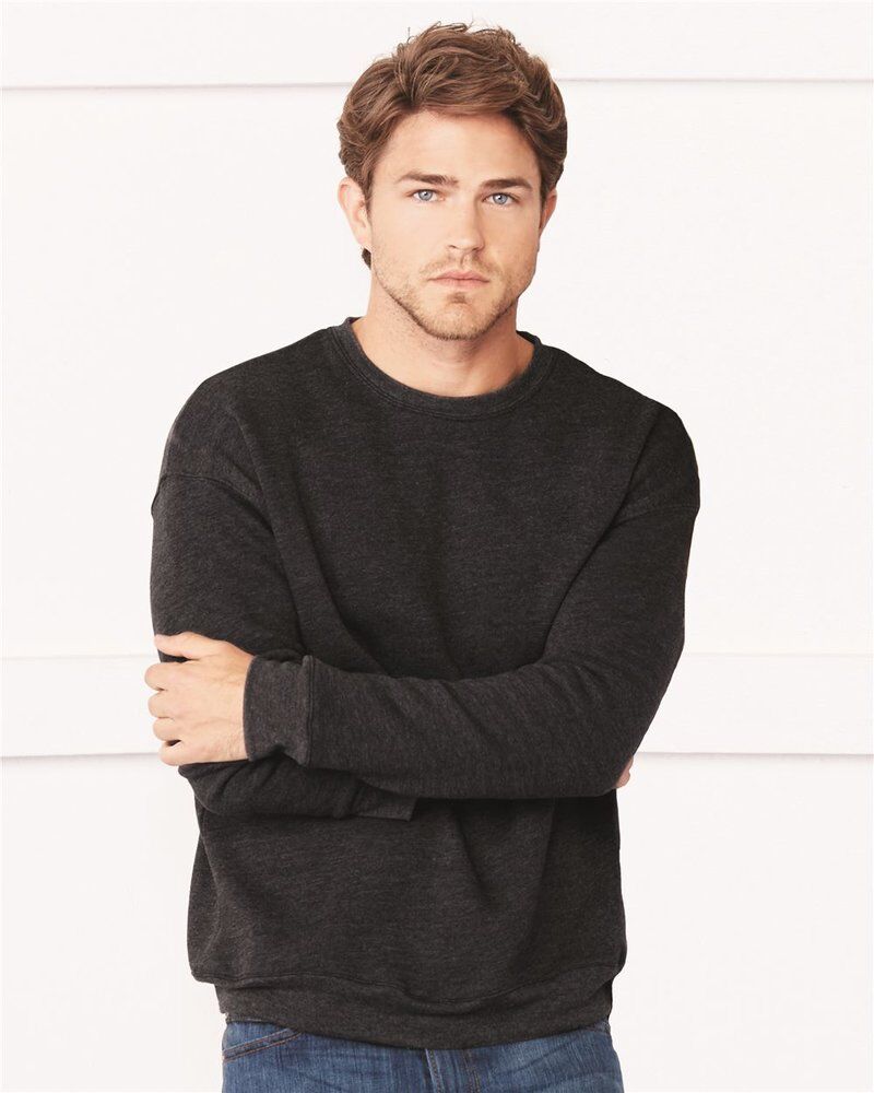 Sponge Fleece Drop Shoulder Crewneck Sweatshirt Thumbnail