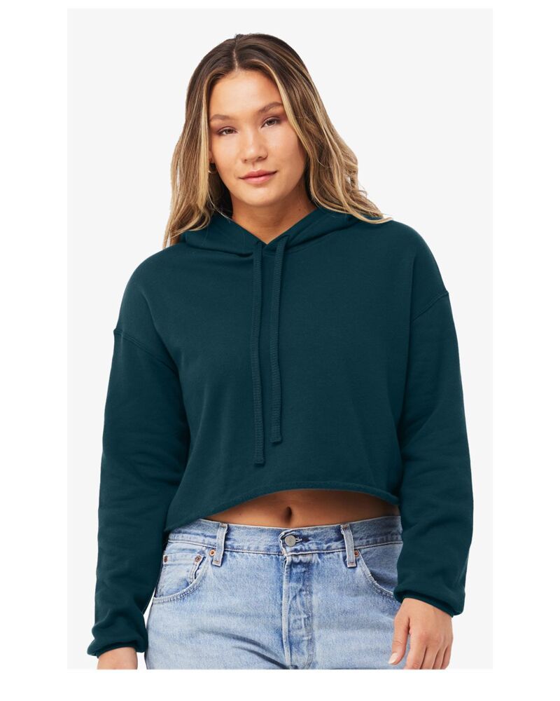 Women's Crop Fleece Hoodie Thumbnail