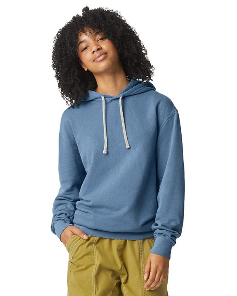 Garment-Dyed Lightweight Fleece Hooded Sweatshirt Thumbnail