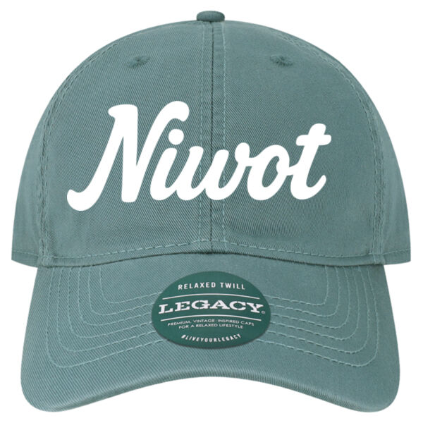 Niwot, Colorado Twill Dad Cap Thumbnail