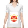 Ladies' Pima Piqué Y-Collar Polo Thumbnail